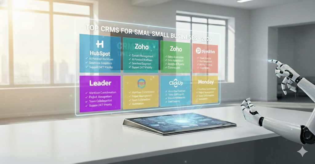 Top CRMs for Small businesses in 2026