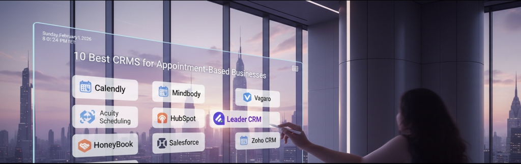 CRM for appointment scheduling
